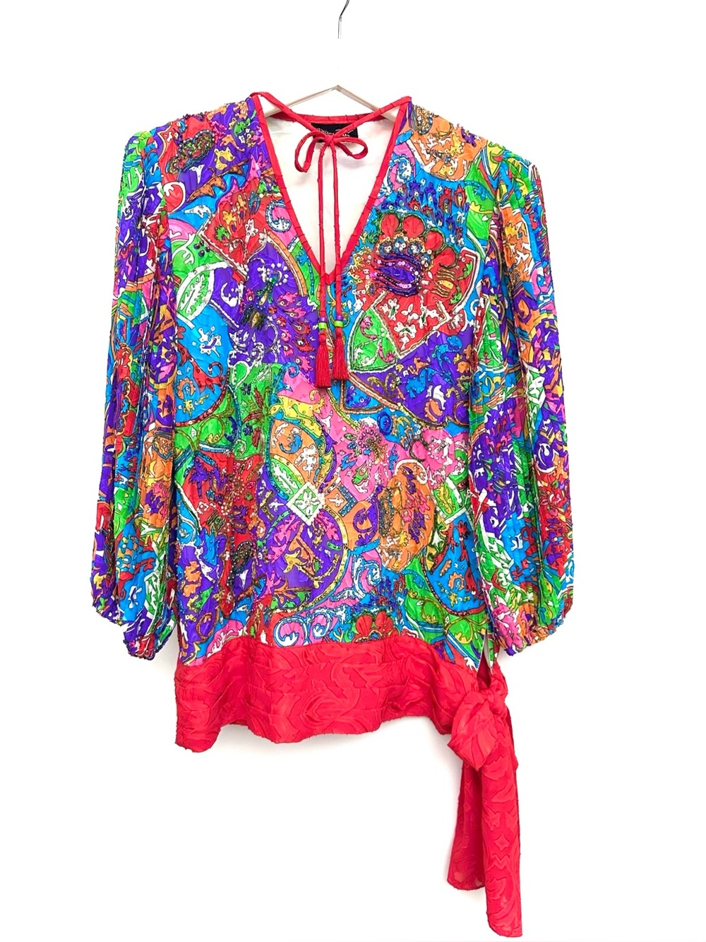 SILK✨ VTG 80’s Diane Freis Blouse